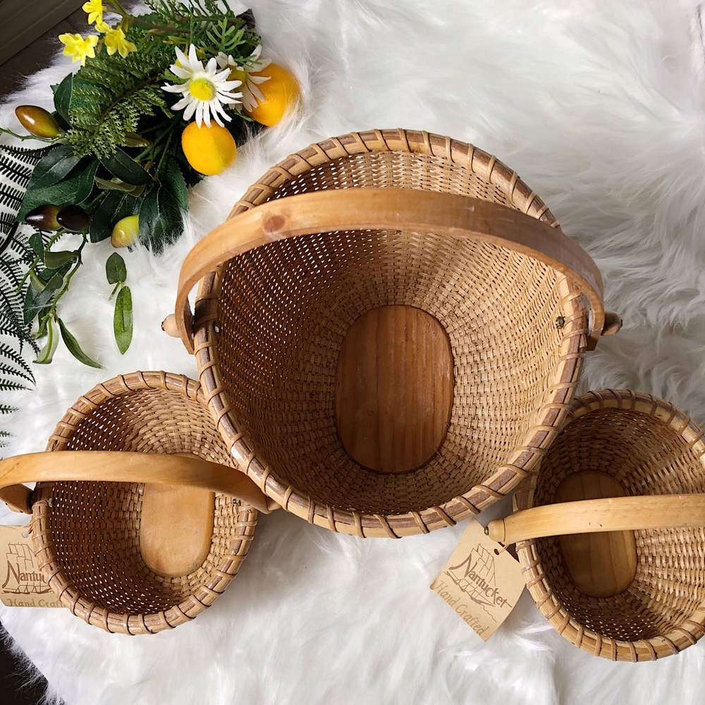 Great Set of 3 Nantucket Style Baskets